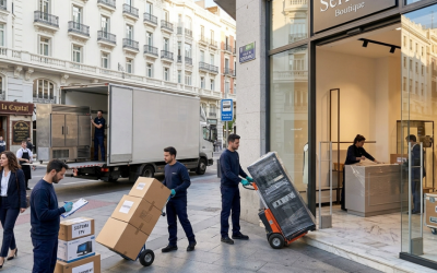 Traslado de locales comerciales en Madrid: Logística para tiendas, restaurantes y negocios